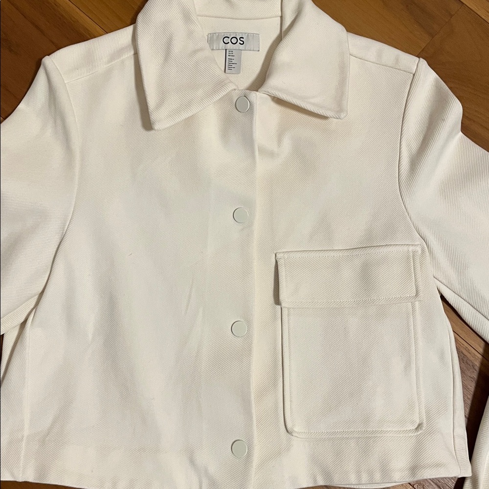 COS Stretch Twill Shirt Jacket - Picture 3 of 13